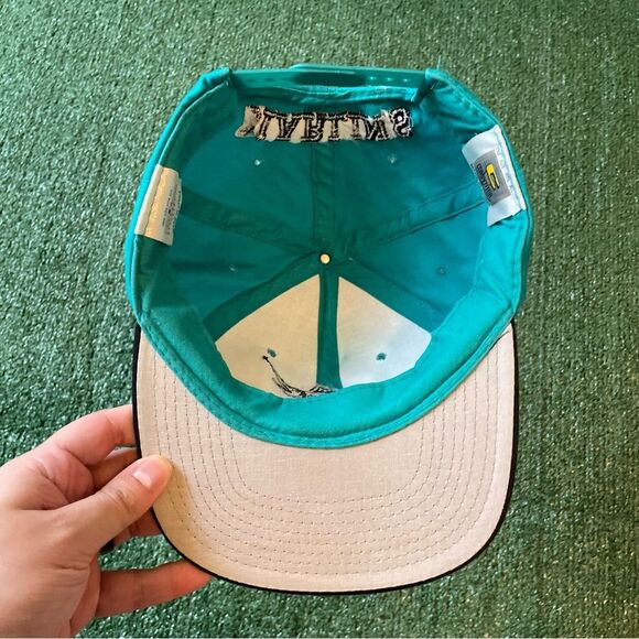 VTG 90s Florida Marlins MLB Snapback Hat - Picture 5 of 9